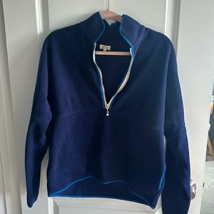 DONNI fleece half zip